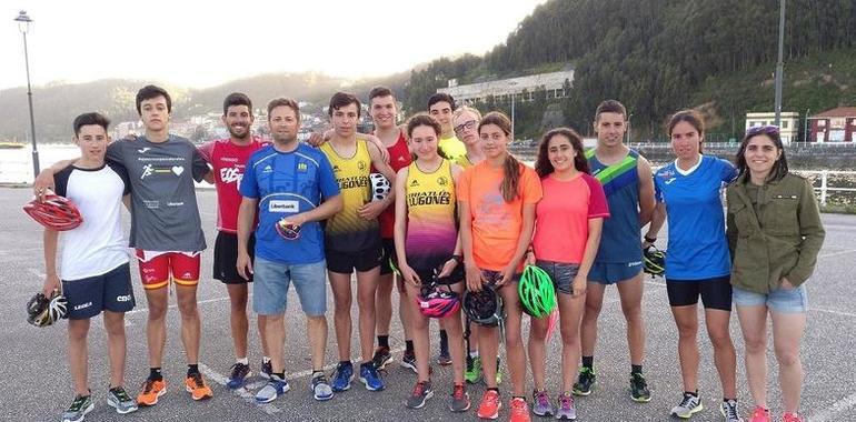 Selecciones de Triatlón de Asturias a Badajoz para el Campeonato de España
