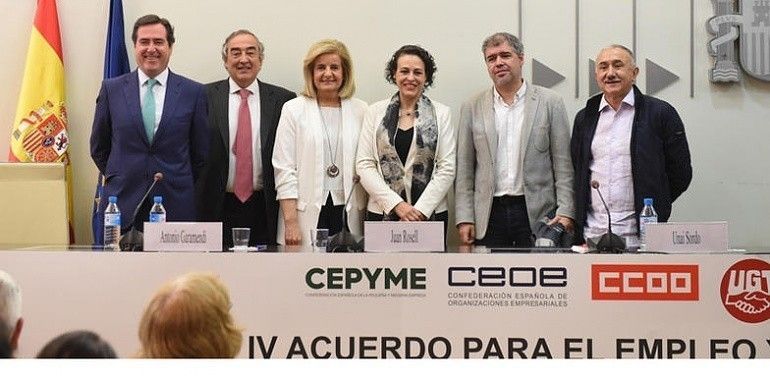 Empresarios y sindicatos pactan el crecimiento de los salarios 
