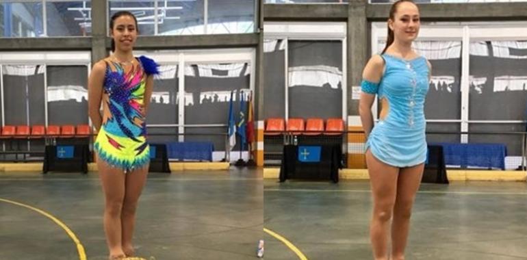 Patinaje: Natalia y Lucía, del Patín Atenea Gijón, en el España Cadete y Juvenil