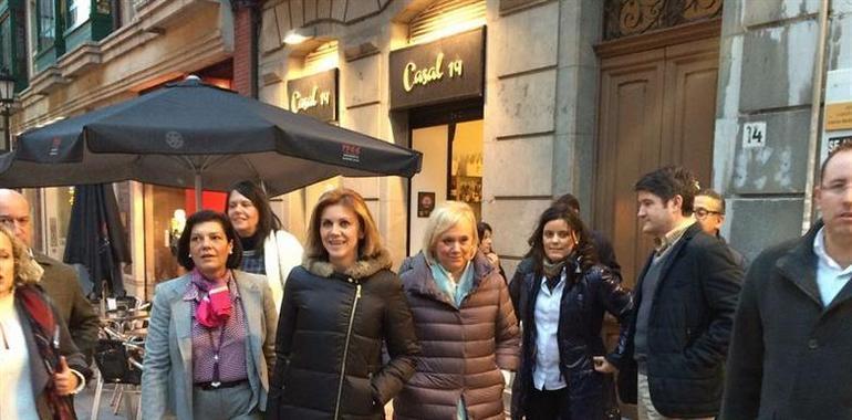 Cospedal obtiene el 49,3% de los votos de los afiliados en Asturias