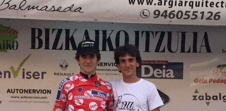 Pelayo Sánchez líder de la montaña Bizkaiko Itzulia