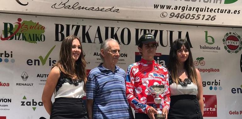 Pelayo Sánchez vencedor de la montaña en la Bizkaiko Itzulia