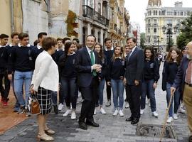 Los guajes del Centro Asturiano de México con honores en Asturias