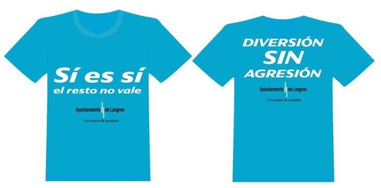 Langreo impulsa la campaña "Sí es Sí, el resto no vale. Diversión sin Agresión" 