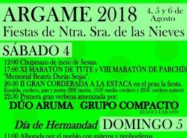 El primer fin de semana de agostu la fiesta ta en Argame