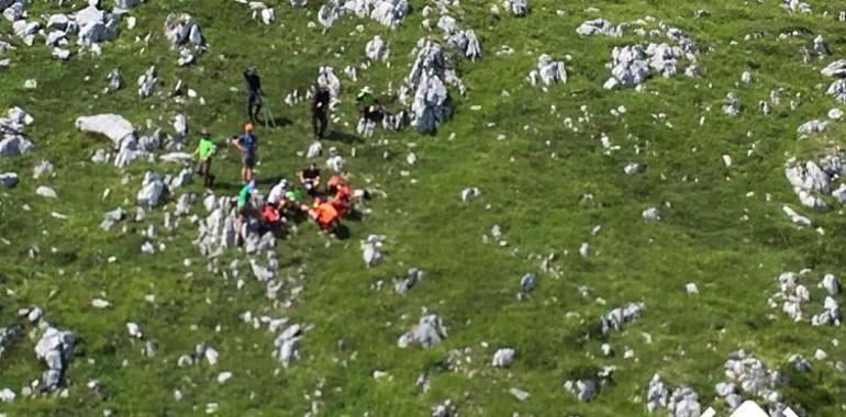 Rescatado un senderista herido en Picos de Europa