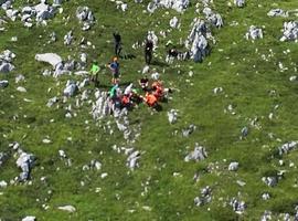 Rescatado un senderista herido en Picos de Europa