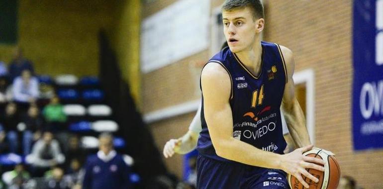 El escolta David Geks renueva por el Oviedo Baloncesto