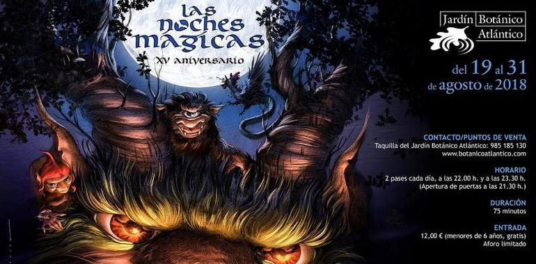 Gijón: Las Noches Mágicas del Botánico cumplen 15 años