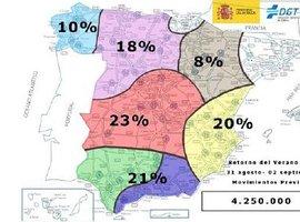 Tráfico espera 77.000 desplazamientos en carretera por Asturias este finde