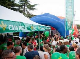 Fan zones de Caja Rural para solidari@s en las etapas asturianas de La Vuelta