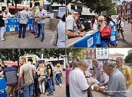 MERP felicita a la AAVV de Candás por la recogida de firmas para blindar las pensiones