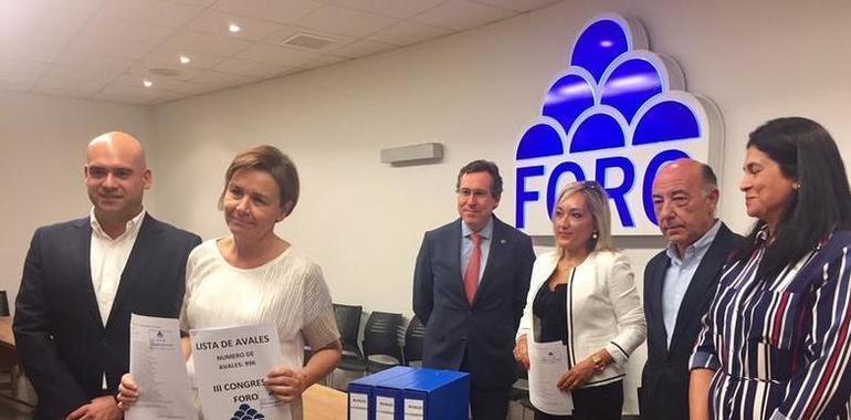 Registrados 1.268 avales a la candidatura de Carmen Moriyón a la Presidencia