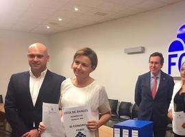 Registrados 1.268 avales a la candidatura de Carmen Moriyón a la Presidencia 