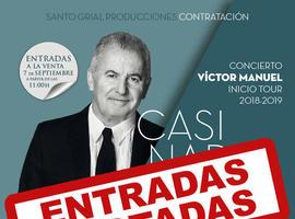 Las entradas para Víctor Manuel en Avilés se agotan en 5 minutos