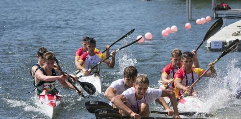 Piragüismo: Los subcampeones mundiales júnior reivindican el podio asturiano