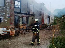 Herida vecina de Condres de Gozón en el incendio de su vivienda