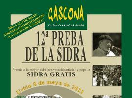 Gascona preba la sidre el 8 de mayu
