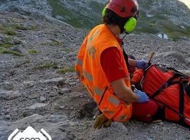 Emergencias localiza ileso al ganadero perdido en Parres