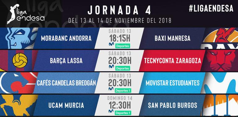 Todo sobre la cuarta jornada de la Liga Endesa