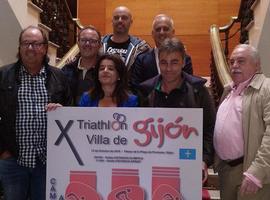 180 deportistas competirán en el Triatlón Villa de Gijón