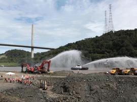 Primer llenado del nuevo cauce del Canal de Panamá