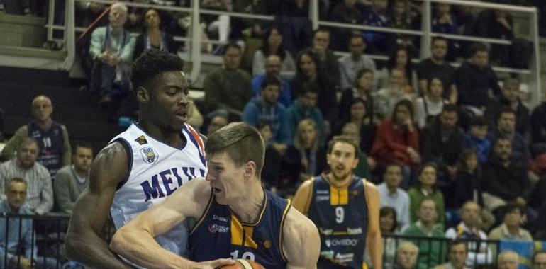 El Liberbank Oviedo Baloncesto no consigue vencer al Melilla