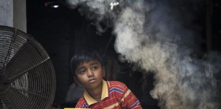 Más del 90% de los niños del mundo respiran aire tóxico a diario 