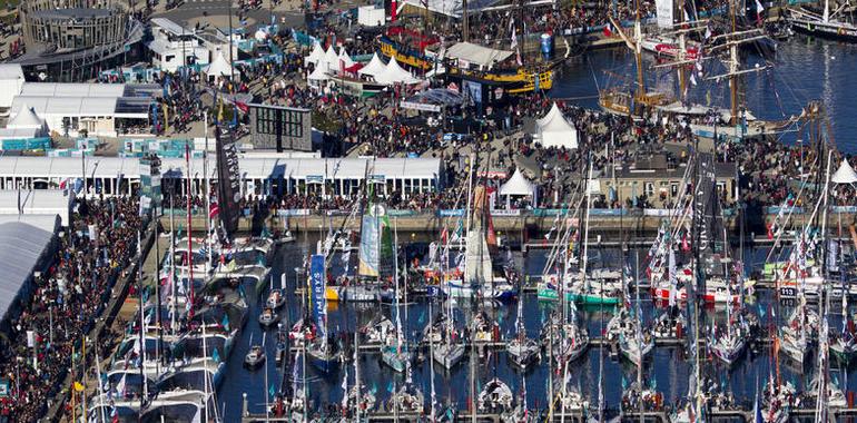 La Route du Rhum-Destination Guadeloupe encara condiciones duras en el golfo de Vizcaya