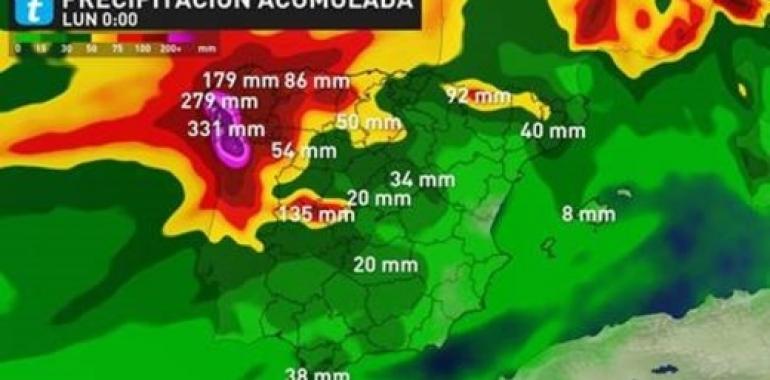 Esta semana: intensas lluvias, viento y oleaje