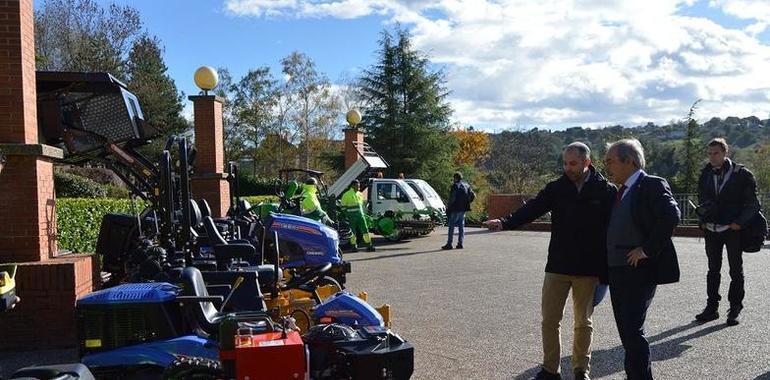 La nueva maquinaria de jardinería de Oviedo reduce el impacto ambiental 