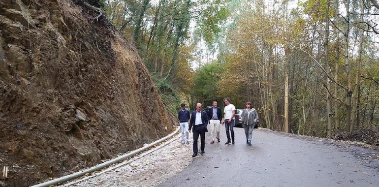 La carretera praviana de Agones a Escoredo y Villafría, expedita