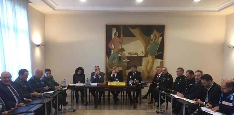 Reunión de seguridad sobre el partido Real Oviedo- Sporting de Gijón