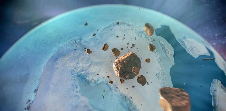 IMPACTO: Un gigantesco cráter se esconde bajo el hielo de Groenlandia
