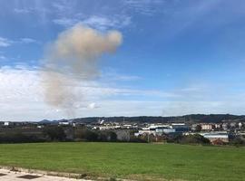 Alertan de una gran nube naranja proveniente de Arcelor