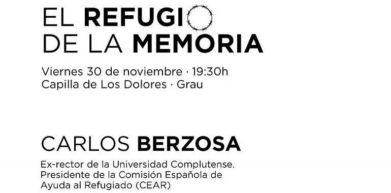 Conferencia en Grao del ex rector de la Complutense, Carlos Berzosa