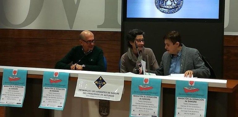 Maratón de donación de sangre en el teatro Campoamor