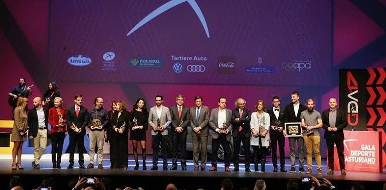 Brillante y emotiva gala del deporte asturiano en Gijón