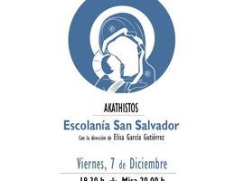 La Escolanía San Salvador interpreta el himno milenario Akáthistos