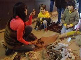 “Bocetos del pasado” en el Parque de la Prehistoria de Teverga