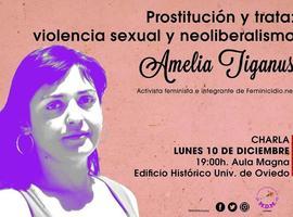 Charla de Amelia Tiganus sobre "Prostitución y trata: violencia sexual y neoliberalismo"