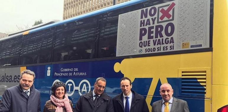 La campaña contra la violencia sexual sobre las mujeres en 200 buses del CTA