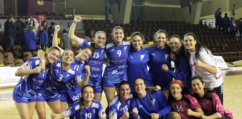 Victoria en León del Oviedo Balonmano Femenino