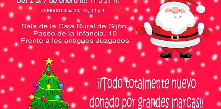 Mercadillo solidario en Gijón a favor de ELA Asturias