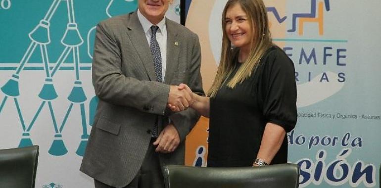 Uniovi y COCEMFE desarrollarán acciones conjuntas en materia de discapacidad