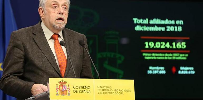 La Seguridad Social supera ya los 19 millones de afiliados