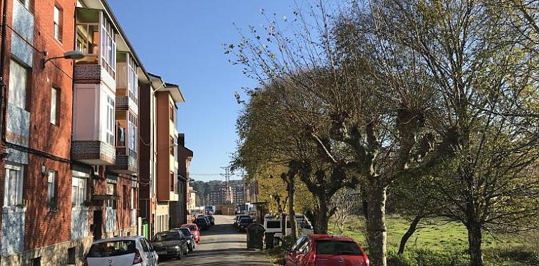 La avilesina calle de El Roble inicia su transformación