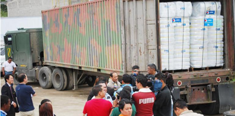 Ayuda humanitaria de Japón a Honduras por la emergencia climática