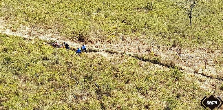 Evacuada a Arriondas una senderista desamayada en Cangas de Onís