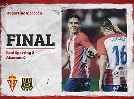 Sporting, 2; Alcorcón, 0 con goles de Djurdjevic y Lod